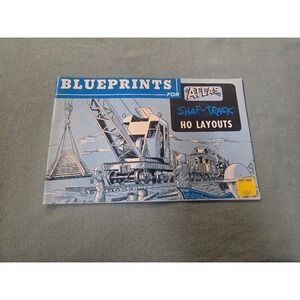 Vintage Atlas Blueprints for HO Snap-Track Layouts Instruction Booklet Manual